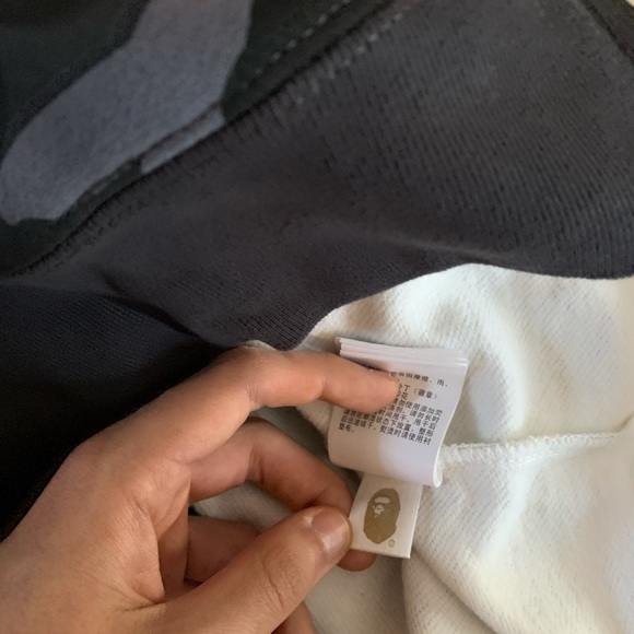 Bape A Bathing Ape X NBHD Shark Split Color Hoodie - Picture 6 of 8